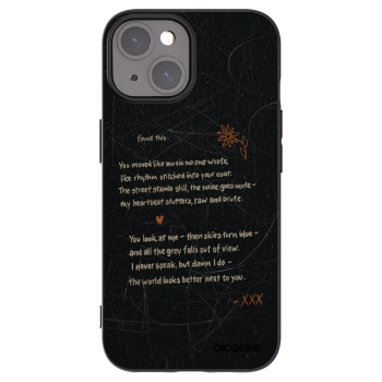 Picasee Μαύρη θήκη σιλικόνης για Apple iPhone 15 - POET