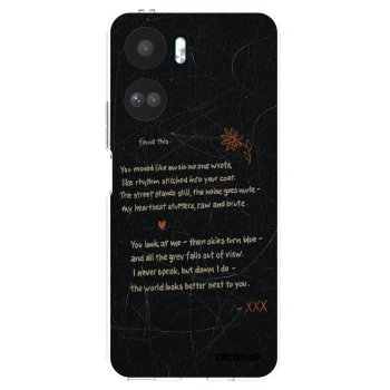 Picasee διαφανής θήκη σιλικόνης Honor 90 Lite 5G - POET