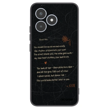 Picasee Μαύρη θήκη σιλικόνης για Realme C53 - POET