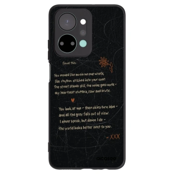 Picasee Μαύρη θήκη σιλικόνης για Honor X7a - POET