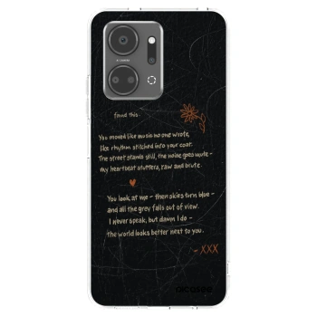 Picasee διαφανής θήκη σιλικόνης Honor X7a - POET