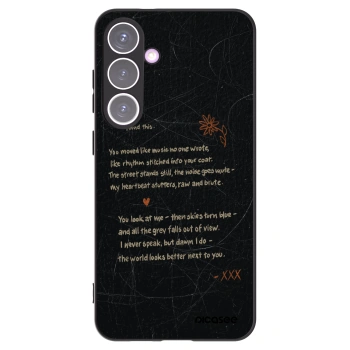 Picasee Μαύρη θήκη σιλικόνης για Samsung Galaxy S24+ S926B 5G - POET