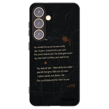 Picasee Μαύρη θήκη σιλικόνης για Samsung Galaxy S24 S921B 5G - POET