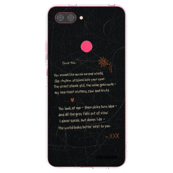 Picasee διαφανής θήκη σιλικόνης Xiaomi Mi 8 Lite - POET