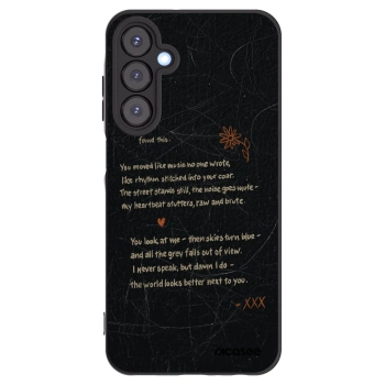 Picasee Μαύρη θήκη σιλικόνης για Samsung Galaxy A25 A256B 5G - POET