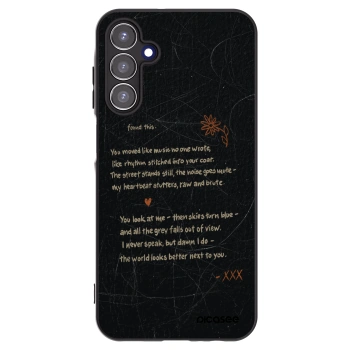 Picasee Μαύρη θήκη σιλικόνης για Samsung Galaxy A15 A156B 5G - POET