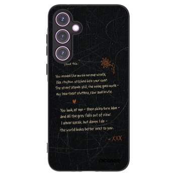 Picasee Μαύρη θήκη σιλικόνης για Samsung Galaxy A35 5G A356B - POET