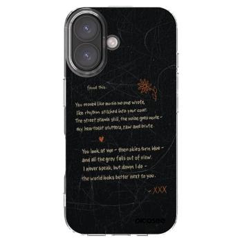 Picasee διαφανής θήκη σιλικόνης Apple iPhone 16 - POET