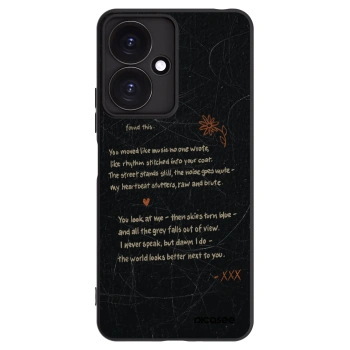 Picasee Μαύρη θήκη σιλικόνης για Xiaomi Redmi 13C 5G - POET