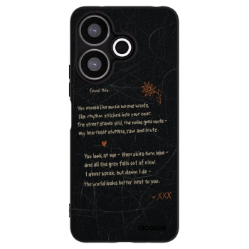 Picasee Μαύρη θήκη σιλικόνης για Xiaomi Redmi 13 4G - POET