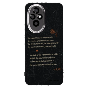 Picasee διαφανής θήκη σιλικόνης Honor 200 Pro 5G - POET