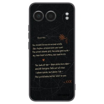 Picasee Μαύρη θήκη σιλικόνης για OnePlus Nord 4 - POET