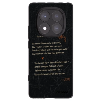Picasee Μαύρη θήκη σιλικόνης για Xiaomi Redmi Note 14 Pro+ 5G - POET