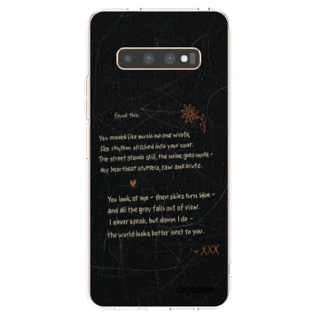 Picasee διαφανής θήκη σιλικόνης Samsung Galaxy S10 Plus G975 - POET