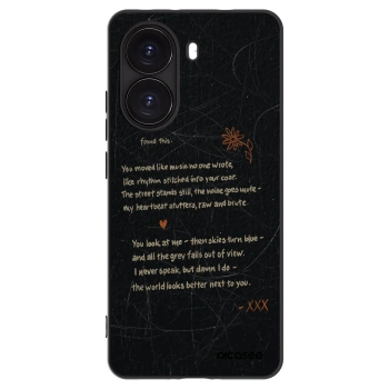 Picasee Μαύρη θήκη σιλικόνης για Xiaomi Poco X7 Pro 5G - POET