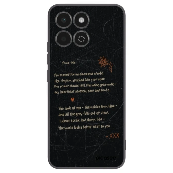 Picasee Μαύρη θήκη σιλικόνης για Honor 200 Smart 5G - POET