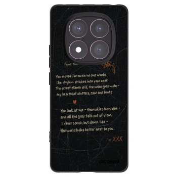 Picasee Μαύρη θήκη σιλικόνης για Xiaomi Redmi Note 14 Pro 4G - POET