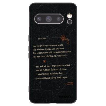 Picasee Μαύρη θήκη σιλικόνης για Google Pixel 8 Pro - POET