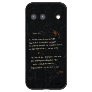 Picasee Μαύρη θήκη σιλικόνης για Google Pixel 9 - POET