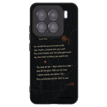 Picasee Μαύρη θήκη σιλικόνης για Xiaomi 15 - POET