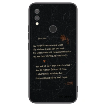 Picasee Μαύρη θήκη σιλικόνης για Xiaomi Redmi Note 7 - POET