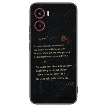 Picasee Μαύρη θήκη σιλικόνης για Motorola Moto G05 - POET