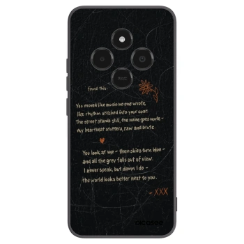 Picasee Μαύρη θήκη σιλικόνης για Xiaomi Poco C75 - POET