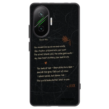 Picasee Μαύρη θήκη σιλικόνης για Xiaomi Poco F7 Pro 5G - POET