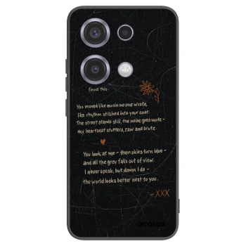 Picasee Μαύρη θήκη σιλικόνης για Xiaomi Redmi Note 14S - POET