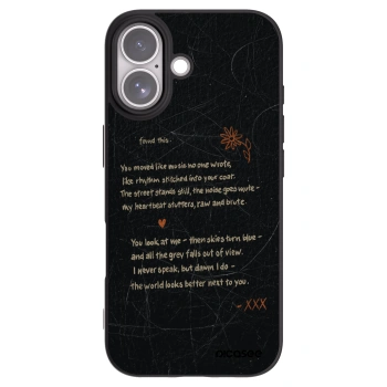 Picasee Μαύρη θήκη σιλικόνης για Apple iPhone 17 - POET