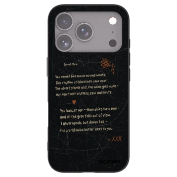 Picasee Μαύρη θήκη σιλικόνης για Apple iPhone 17 Pro - POET