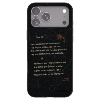 Picasee Μαύρη θήκη σιλικόνης για Apple iPhone 17 Pro Max - POET