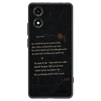 Picasee Μαύρη θήκη σιλικόνης για Motorola Moto E14 - POET