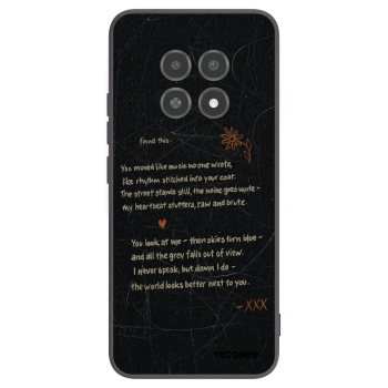 Picasee Μαύρη θήκη σιλικόνης για Realme 12X - POET