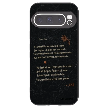 Picasee Μαύρη θήκη σιλικόνης για Google Pixel 9 Pro XL - POET