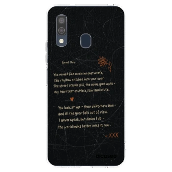 Picasee διαφανής θήκη σιλικόνης Samsung Galaxy A40 A405F - POET