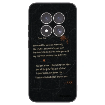 Picasee Μαύρη θήκη σιλικόνης για Xiaomi Redmi Note 15 Pro 4G - POET