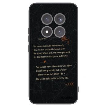 Picasee Μαύρη θήκη σιλικόνης για Xiaomi Redmi Note 15 Pro+ - POET