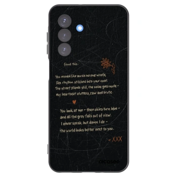 Picasee Μαύρη θήκη σιλικόνης για Samsung Galaxy A17 5G - POET