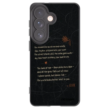 Picasee Μαύρη θήκη σιλικόνης για Samsung Galaxy S26 - POET