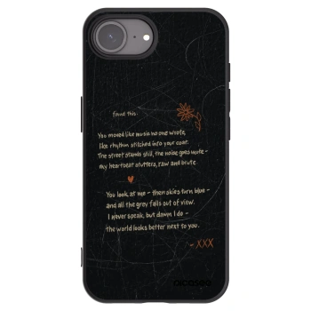 Picasee Μαύρη θήκη σιλικόνης για Apple iPhone 17e - POET