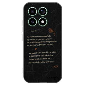 Picasee Μαύρη θήκη σιλικόνης για Xiaomi 17 - POET