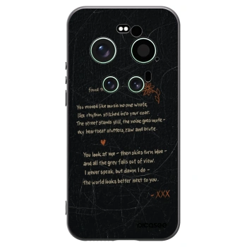 Picasee Μαύρη θήκη σιλικόνης για Xiaomi 17 Ultra - POET