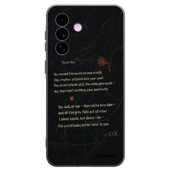 Picasee Μαύρη θήκη σιλικόνης για Samsung Galaxy A57 5G - POET