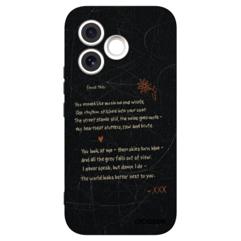 Picasee Μαύρη θήκη σιλικόνης για Honor 600 Lite - POET