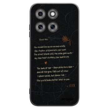 Picasee Μαύρη θήκη σιλικόνης για Motorola Moto G77 - POET