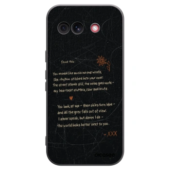 Picasee Μαύρη θήκη σιλικόνης για Google Pixel 10a - POET