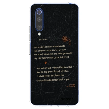 Picasee διαφανής θήκη σιλικόνης Xiaomi Mi 9 SE - POET