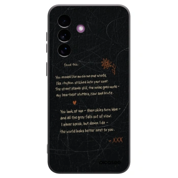 Picasee Μαύρη θήκη σιλικόνης για Samsung Galaxy A37 - POET