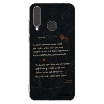 Picasee διαφανής θήκη σιλικόνης Honor 20 Lite - POET